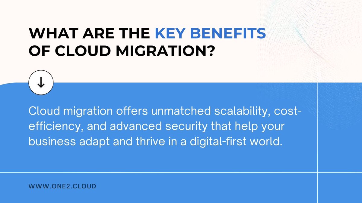 One2Cloud's tweet photo. #CloudMigration is more than moving data—it’s about unlocking growth, innovation, and efficiency. 🌥️ A successful migration means tailored strategies, minimal disruption, and maximum potential. Let’s make the journey seamless. 📷 #CloudComputing #CloudSolution #Innovation https://t.co/eYdZMbIUFS