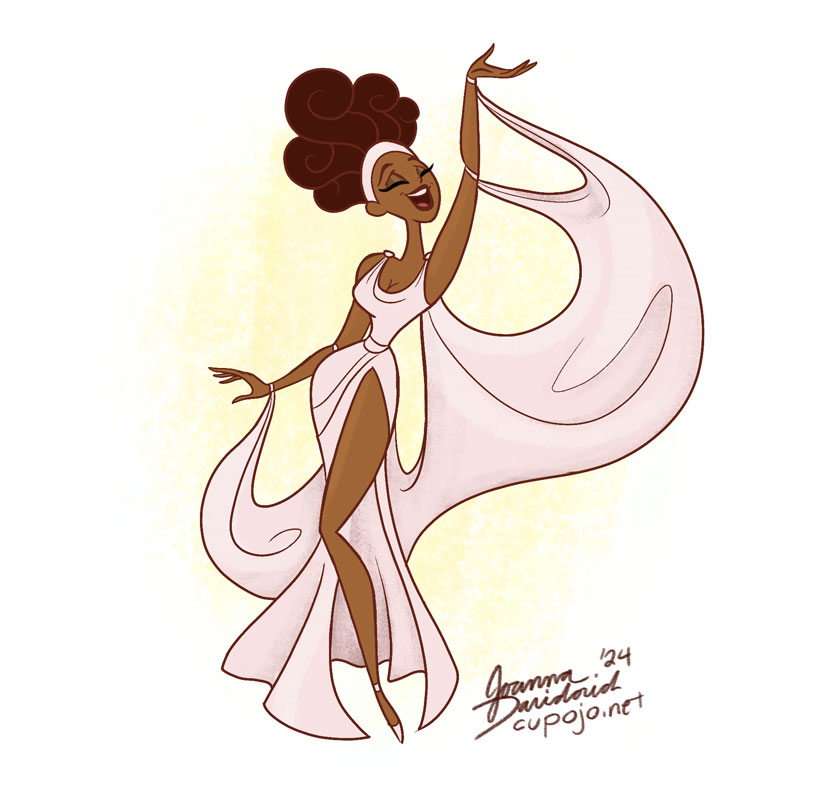 JoTheZette's tweet photo. Saw #TheMuses from #Hercules are on the #Disember2024 list!  Had to at least try Calliope. https://t.co/95Q2ppux0S