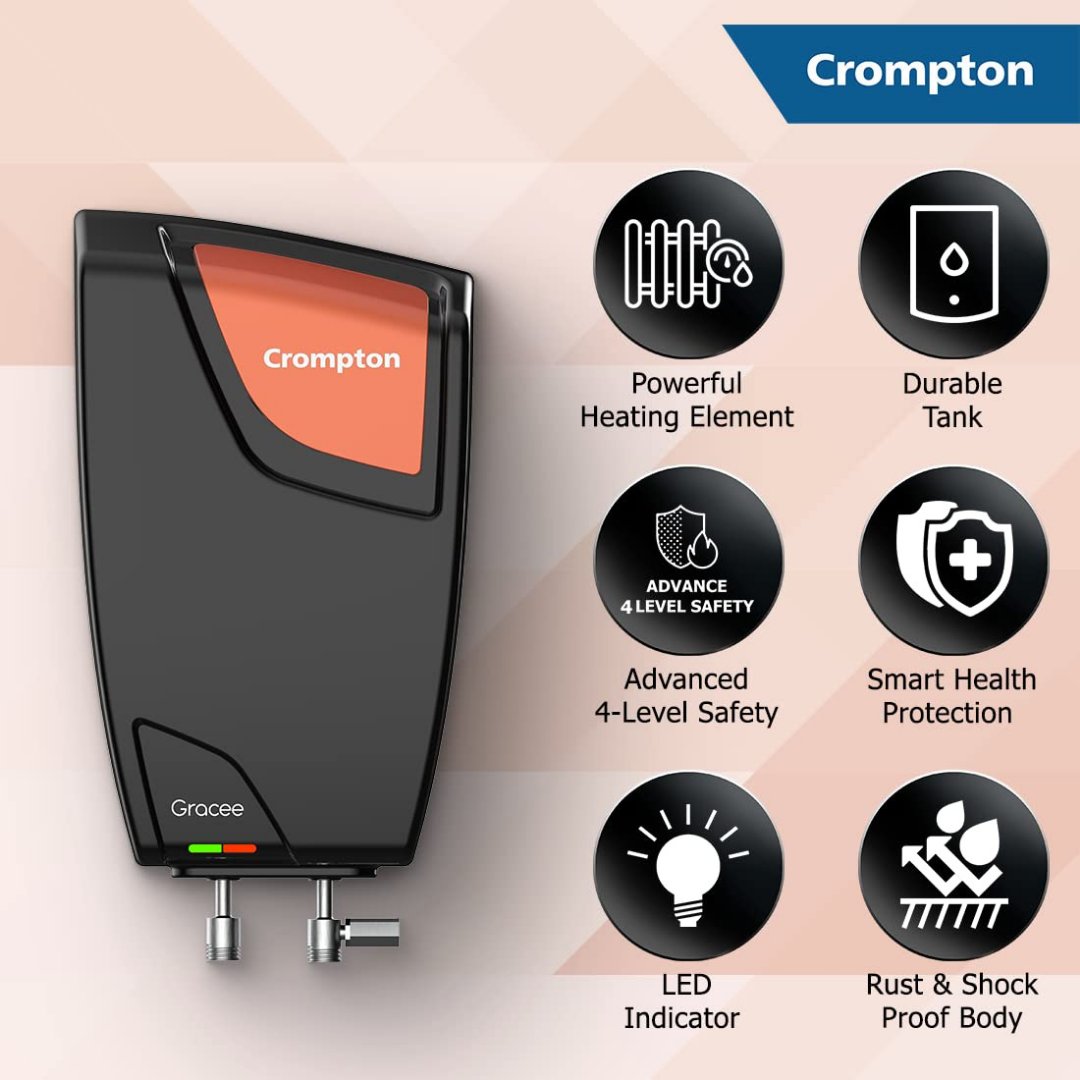 perfectfinder's tweet photo. Instant Bliss, Instant Warmth! 🌟💧
Crompton InstaBliss 3L Instant Water Heater offers 3000W powerful heating, a high-grade stainless steel tank, advanced 4-level safety, rust-proof white design, and wall mounting, making it a reliable and stylish choice for home use.
#crompton https://t.co/5JWVNPWWgC
