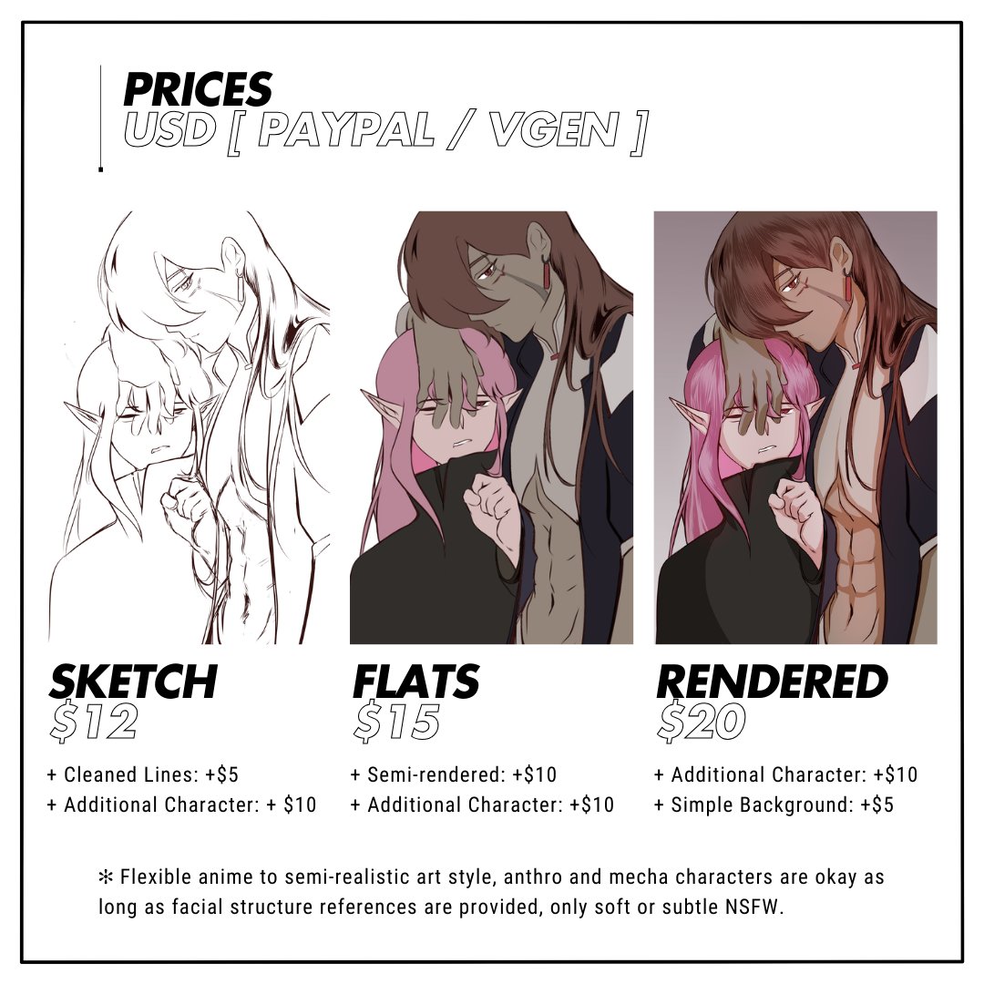 illustiee's tweet photo. Hi hi! I have a commission sheet now for anyone interested in my services. Feel free to read through them! :DD 🤍💖

[ #artph #artcomms #artcommissions ] https://t.co/QbPUAPKuui