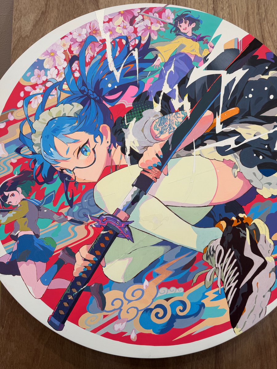 Now painting🍀