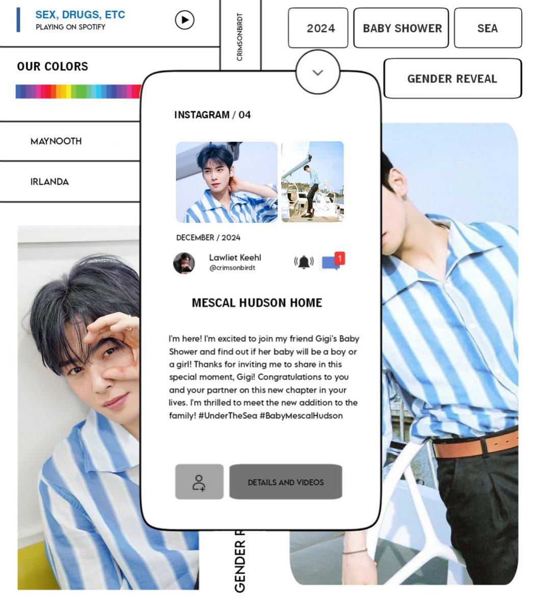 crimsonbirdt's tweet image. 𝖭𝐞𝗐 𝐞𝗇𝗍𝗋𝗒. | 𝖶𝑒𝖻®: 𝗗𝗶𝗴𝗶𝘁𝗮𝗹B𝐨𝐚rd: “gallery” 𝗽𝗿𝗲𝘃𝗶𝗲𝘄: te dije que vendría y aquí estoy. Gracias por invitarme y ¡Felicidades por su nueva criatura! Kuchaaau 🦭 #UnderTheSea #BabyMescalHudson