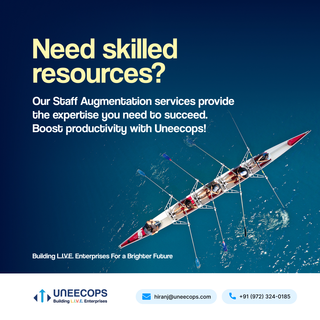 Anuj_9691's tweet photo. Need skilled resources? Our Staff Augmentation services provide the expertise you need to succeed. Boost productivity with @Uneecops https://t.co/pFA7QSfGcF https://t.co/aXLr3il2c9