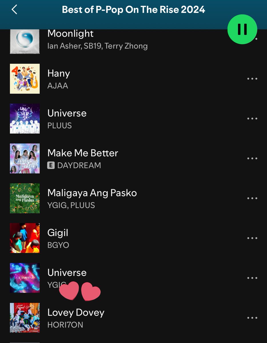 HORI7ON’s “Lovey Dovey” ranks #32 on Spotify’s Best of P-Pop on the Rise 2024 Top 50! ❤️

<a href="/HORI7ONofficial/">HORI7ONofficial</a> <a href="/HORI7ON_twt/">HORI7ON member</a> 
#HORI7ON #Spotifyplaylist