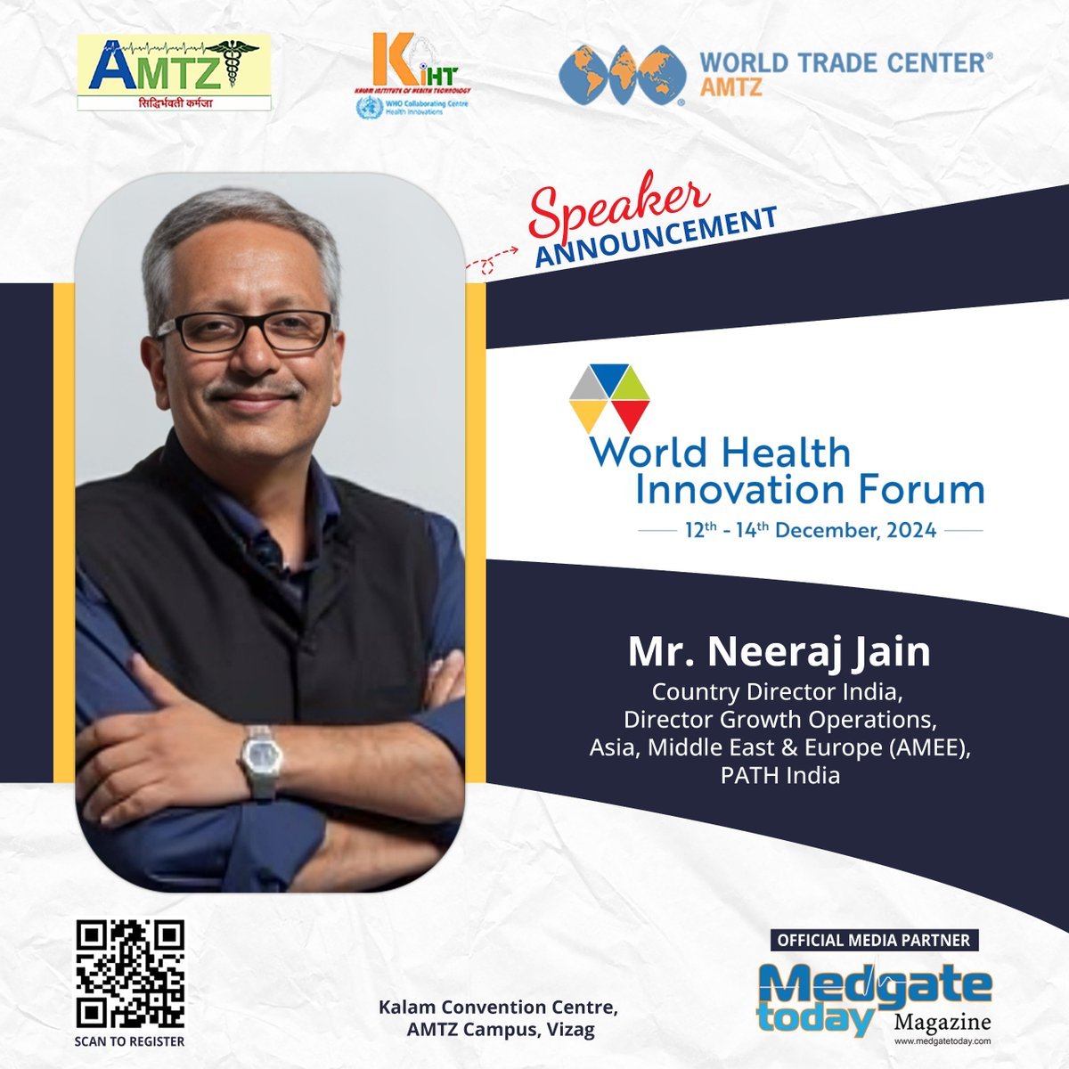 Drive impactful change in healthcare! Will you be at #WHIF24!! Mr. <a href="/neerajPATH/">neeraj jain</a>, Director of Growth Operations for Asia, Middle East, and Europe at <a href="/PATHtweets/">PATH</a>, will share insights on scaling innovative health solutions across regions for sustainable impact.

Register now: