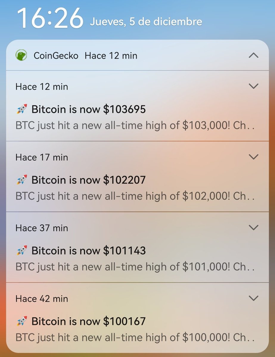 A day to remember! Congratulations to all bitcoin holders! 🥂
#Bitcoin #HODL
#CoinGecko