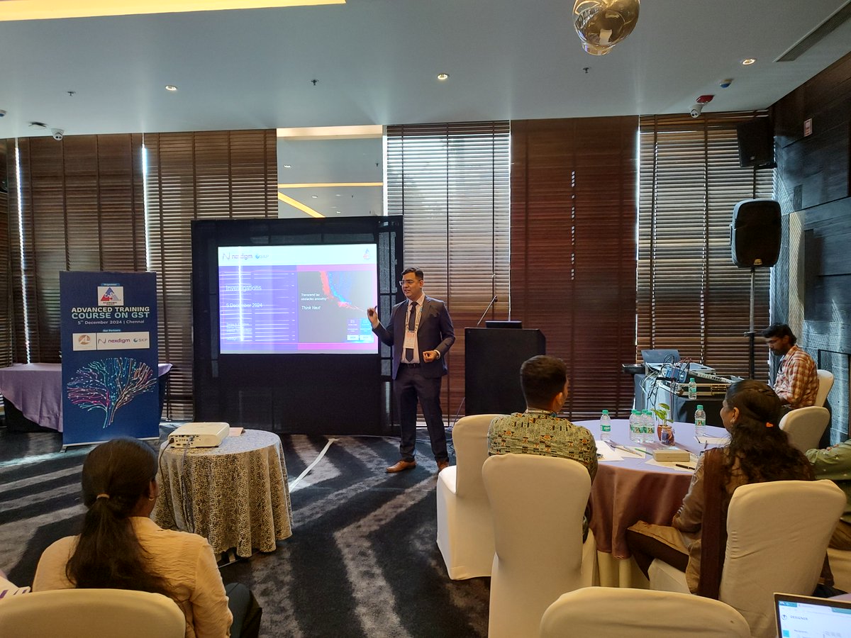 AchromicPoint's tweet photo. 🌟 Thank you, Sanjay Chhabria, for delivering impactful insights on "Audit & Investigation" at our GST Training in Chennai! 🙏 #GST #Audit #Investigation #Nexdigm #AchromicPoint #TrainingCourse #Taxation #LearningExperience #GSTupdate #Chennai #BusinessStrategies #Taxevents https://t.co/5HWR9XmY1Z