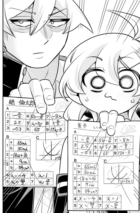 高校生カップルがテストで満点を取っちゃう話3/5 
