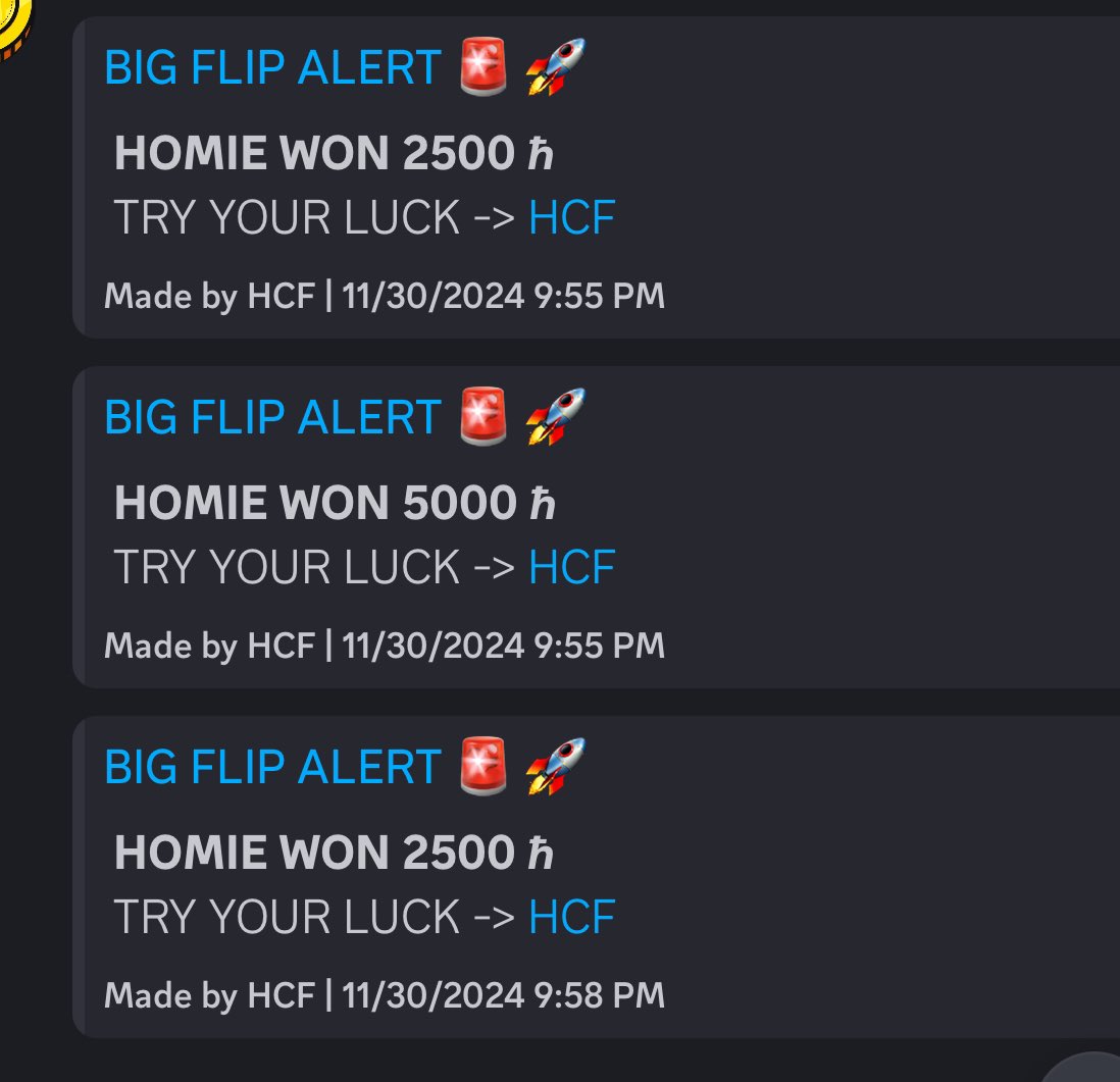 500 #HBAR #GIVEAWAY

YES DEGENS
 
➡️ LIKE &amp; RT

➡️ flip anything on hederacoinflip.com

➡️ post ss below.