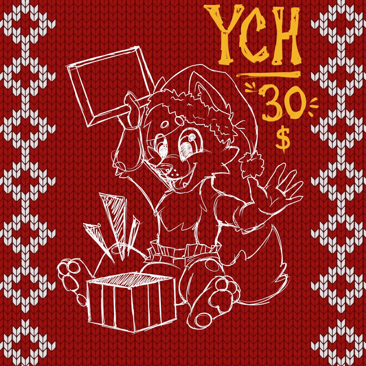 CyberImber's tweet photo. 🎄A babyfur Christmas YCH!🎄

Any gender, any species, any GIFT in the box!
Alts and backgrounds could be discussed.
The coloring will be done in crayon-ey style, check my latest work for an example. 

#abdl #diaper #babyfur #diaperych #diaperfurry #diaperboy #diapergirl #abdlych https://t.co/EQsTO917Ma