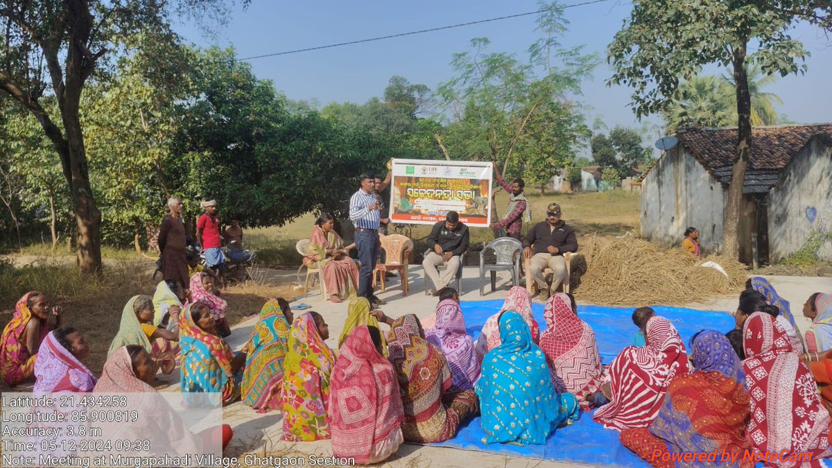 DfoKeonjhar's tweet photo. Capacity building and sensitisation training to forest fringe people regarding Atei Jungle Safari,forest fire and wildlife protection at Murgapahadi village in Ghatagaon 
@CMO_Odisha @pccfodisha @PCCFWL_Odisha @susantananda3 @ForestDeptt https://t.co/kDrDOA4mEB