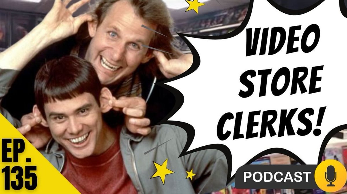 thehardcoremike's tweet photo. Head over to The Video Clerks Store #Podcast for our latest episode as we celebrate 30 years of the classic #comedy #DumbAndDumber! #jimcarrey #jeffdaniels @farrellybros

https://t.co/y7o3vgwjFn https://t.co/LSSTzl9UYH