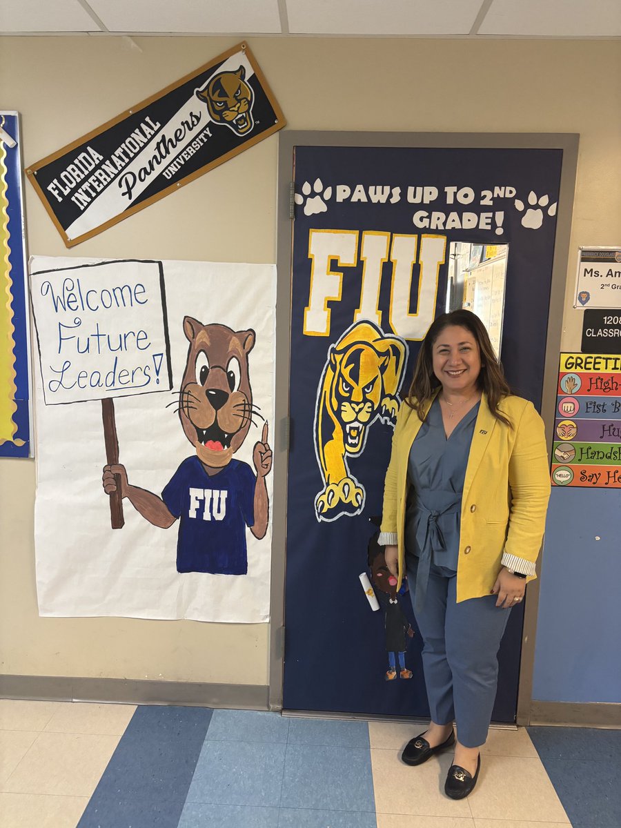 Found my new favorite <a href="/MDCPS/">Miami-Dade Schools</a> classroom!  <a href="/FDouglasslions/">Frederick Douglass Elementary</a> we look forward to welcoming these future leaders as well <a href="/FIUSEHD/">FIU School of Education and Human Development</a> <a href="/FIU/">FIU</a> #PawsUp