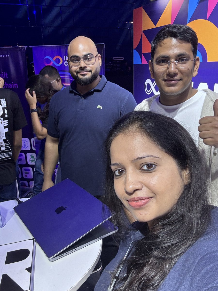 Day 1 at <a href="/IBWofficial/">India Blockchain Week (IBW) Conference | 2-3 Dec</a> spent well meeting new ideas. Synergies. Validation on good work you are doing in the space ! Leading from the front <a href="/icphub_IN/">ICP Hub India - Crewsphere</a> with <a href="/lyfelynk/">Lyfelynk</a> <a href="/stringly_/">Stringly</a> <a href="/SipnPlayGames/">SipnPlay🥤🕹️</a> !