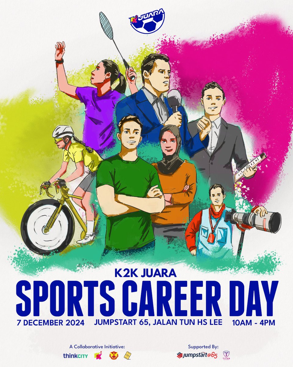 brotherkhal's tweet photo. K2K JUARA SPORTS CAREER DAY | DEC 7, 2024

Sports industry is more than just games—it’s a world of chances to empower communities, break barriers, &amp; more ⚡️

Curated impactful sessions featuring industry leaders, athletes, &amp; change-makers to guide our K2K Juara Communities 🇲🇾 https://t.co/9u6AMGvFsD
