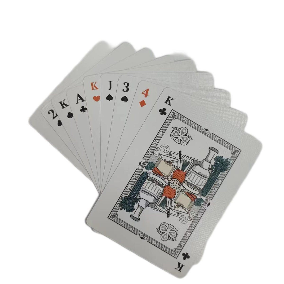 cardistry card with gold foil stamping