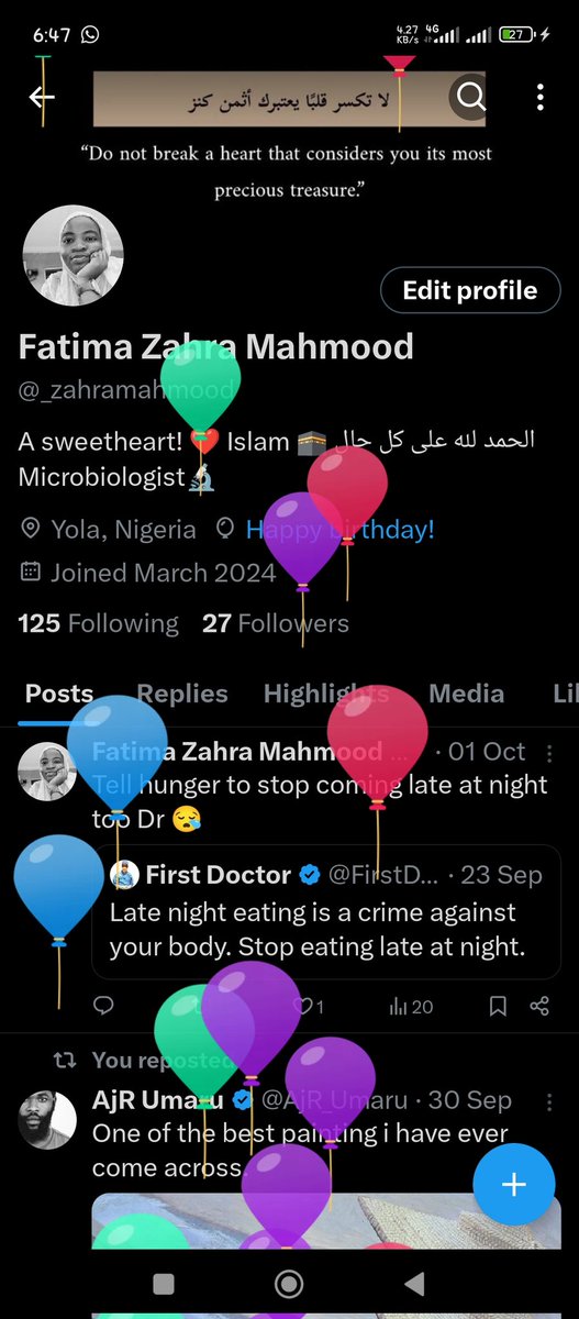 Alhamdulillah for the gift of life ❤️🎉