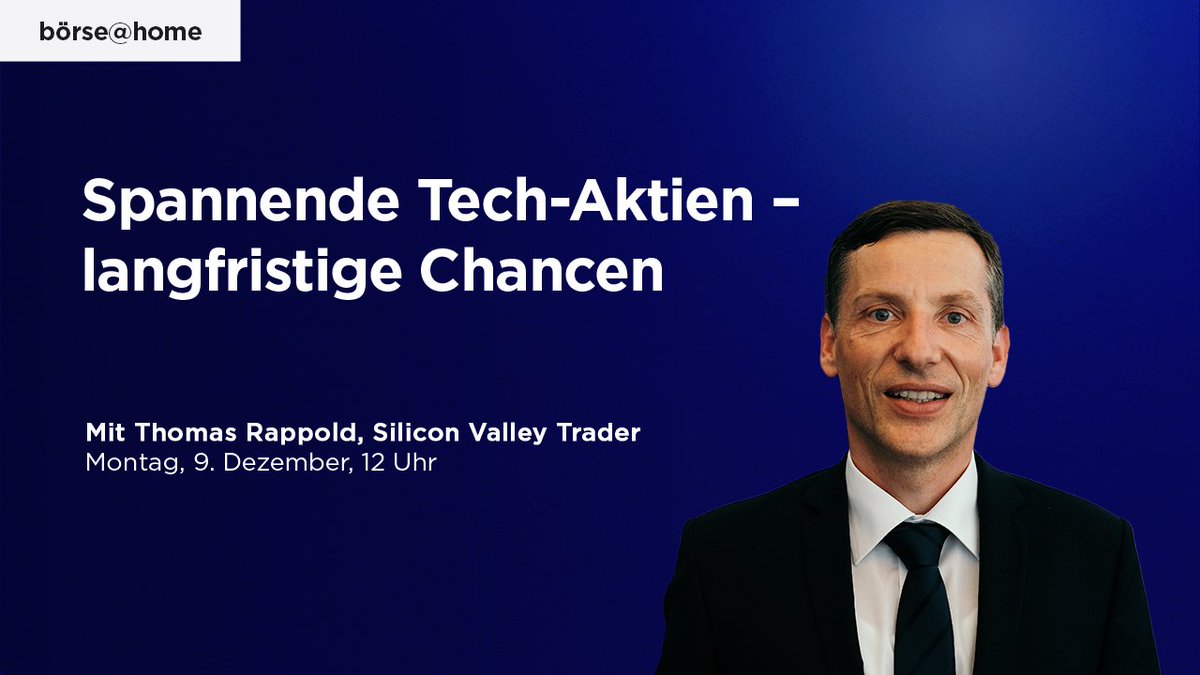 Für die einen die Zukunft, für die anderen eine riesige Blase: Unternehmen, die sich mit künstlicher Intelligenz befassen. Da die KI-Musik vor allem im Silicon Valley spielt, spreche ich am Montag mit einem, der sich dort auskennt, Thomas Rappold. boerse-frankfurt.de/webinare