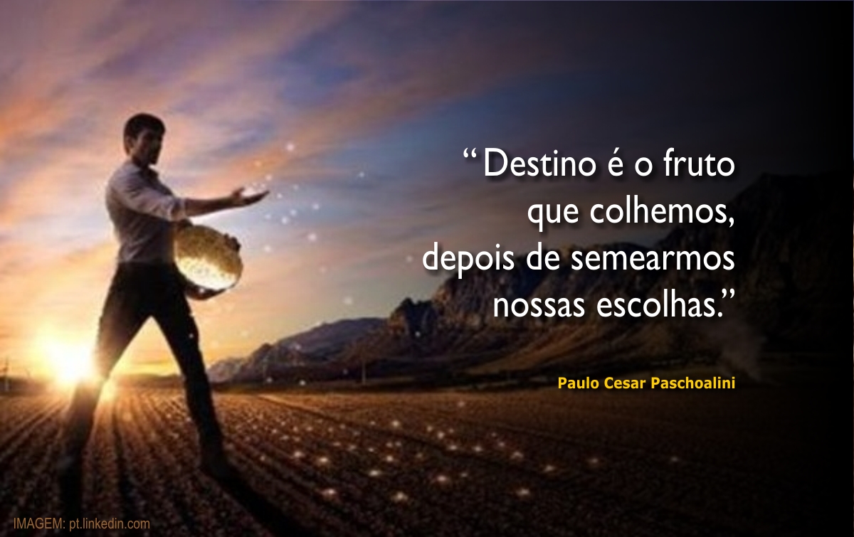 PaschoaliniPc's tweet photo. 5 DE DEZEMBRO:
“Dia Mundial do Solo”
.
“Destino é o fruto
que colhemos,
depois de semearmos
nossas escolhas.”
.
[ TEXTO: Paulo Cesar Paschoalini ]
https://t.co/q3txDXNgtf
.
- #paschoalini - #pirafraseando - #pcpaschoalini - #destino - #fruto - #colher - #semear - #escolhas https://t.co/kPSPu2b5AW
