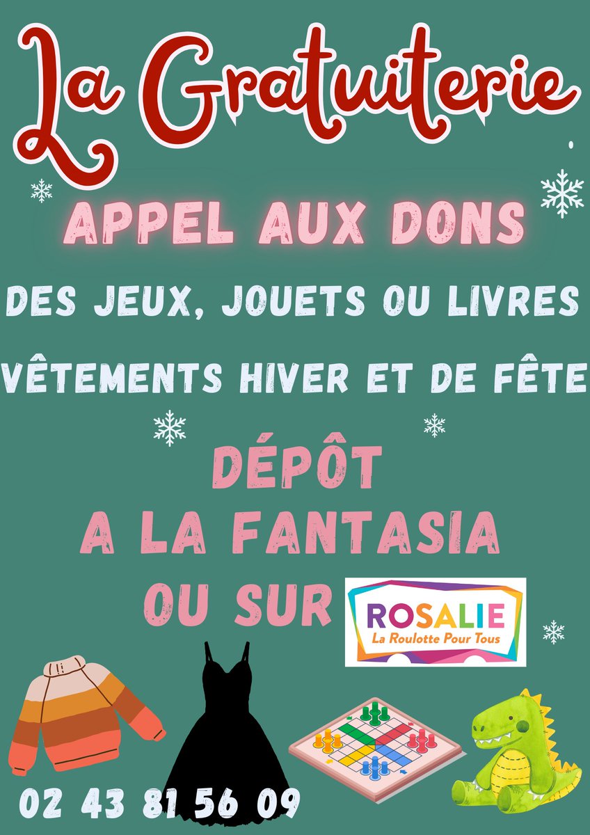 Ville de Coulaines (@coulaines) on Twitter photo 📣 En prévision de la Gratuiterie mercredi 11 décembre, les Maisons pour Tous de <a href="/Coulaines/">Ville de Coulaines</a> lancent un appel aux dons de jeux, jouets et livres !
<a href="/ch_rouillon/">Christophe Rouillon</a> 📣 En prévision de la Gratuiterie mercredi 11 décembre, les Maisons pour Tous de <a href="/Coulaines/">Ville de Coulaines</a> lancent un appel aux dons de jeux, jouets et livres !
<a href="/ch_rouillon/">Christophe Rouillon</a>