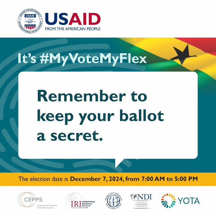 gaskia_mohammed's tweet photo. Got your voter ID? Don’t forget it—it’s your key to the ballot box. #MyVoteMyFlex https://t.co/gb2dgoae5J
