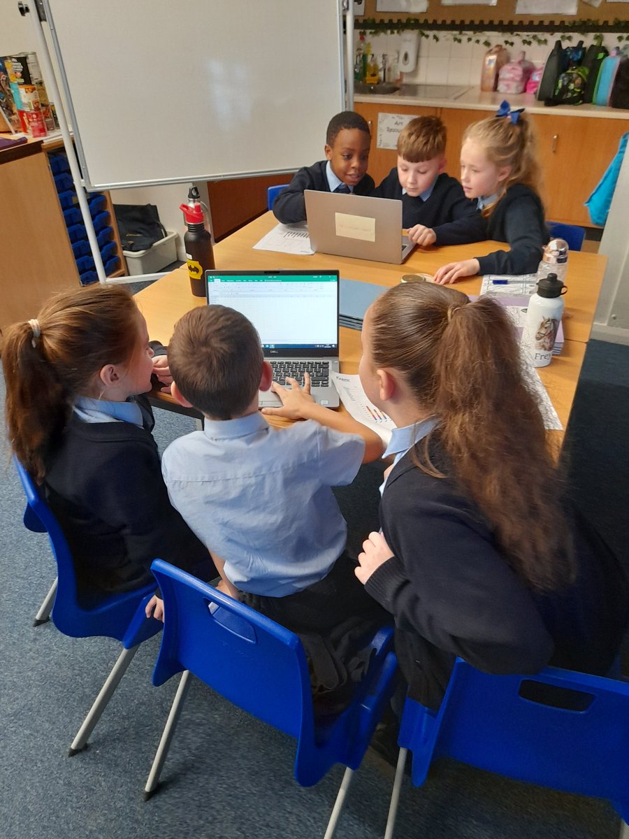 SMagdalens's tweet photo. Milbanke are using their excellent database skills to create a spreadsheet and graph and then write questions about the database https://t.co/rI0g9fCLtS