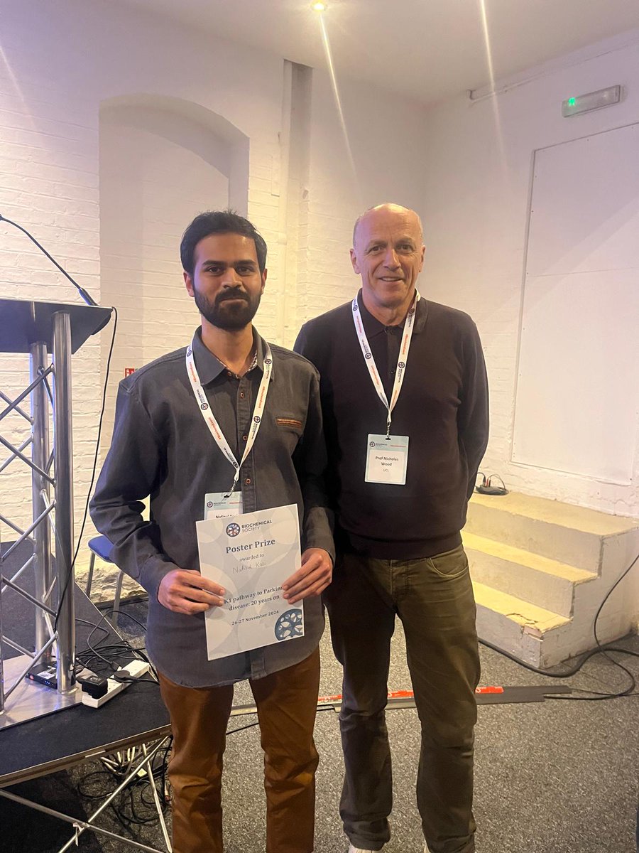 BiochemSoc's tweet photo. We hope everyone enjoyed PINK1 pathway to Parkinson's disease last week! Commemorating 20 years of research, a special congratulations go to Ioanna, Nafizul and Wolfdieter who all won poster prizes.
@biochem_journal https://t.co/rTVcCpn7Px
