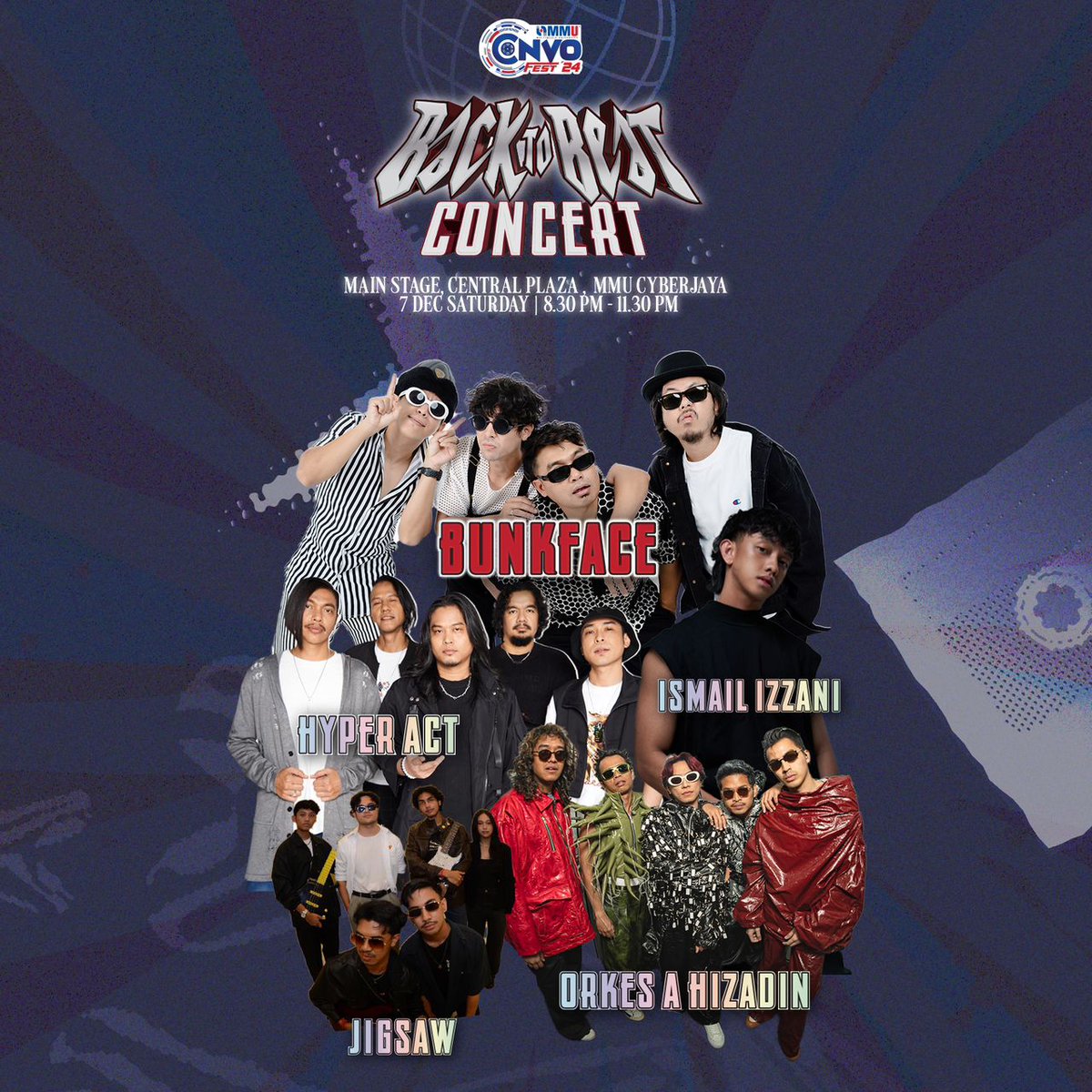 Tahukah anda lagu Merajuk ditulis di Cyberjaya?
Jumpa di MMU Convo Fest ‘24

📍Main Stage, Central Plaza, MMU Cyberjaya
📅 7 December
🕣 8.30pm - 11.30pm