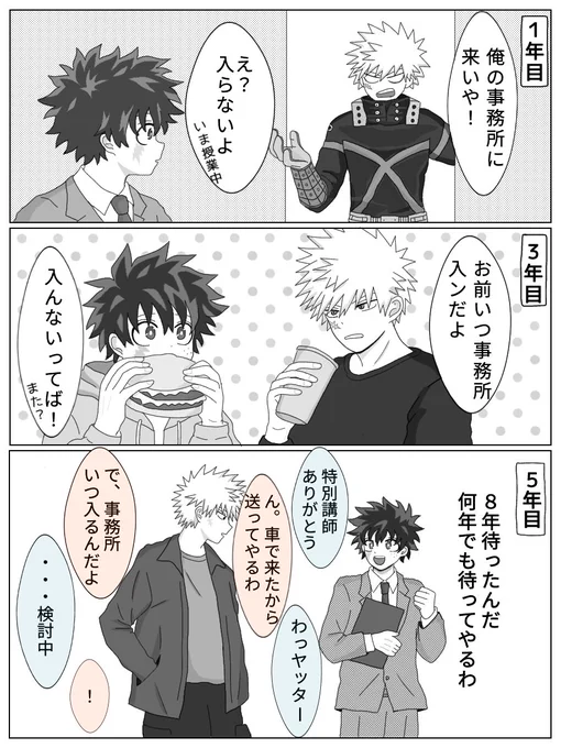 勝デ💥🥦
何年でも待つ男
⚠️最終話描き下ろしネタ 