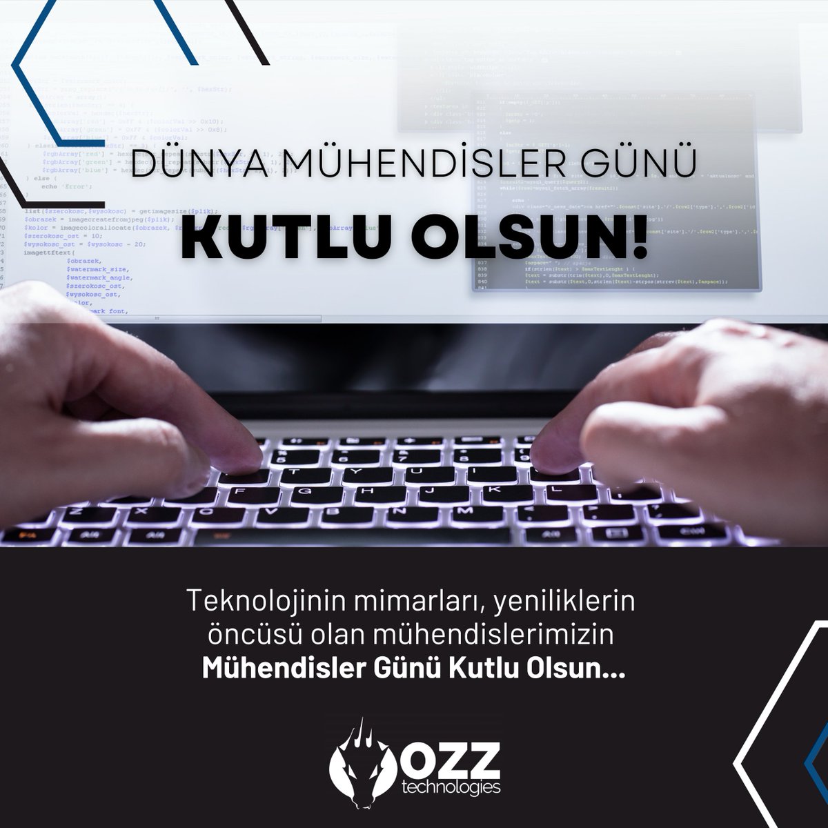 OzzTechIT's tweet photo. 🌐 Teknolojinin mimarları, yeniliklerin öncüsü olan mühendislerimizin Mühendisler Günü Kutlu Olsun...

#ozztech #dünyamühendislergünü https://t.co/9YLm9fGty0