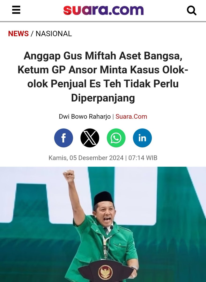 hardye76's tweet photo. Aset Bangsa??????
Goblok!! https://t.co/Zsw147nK99
