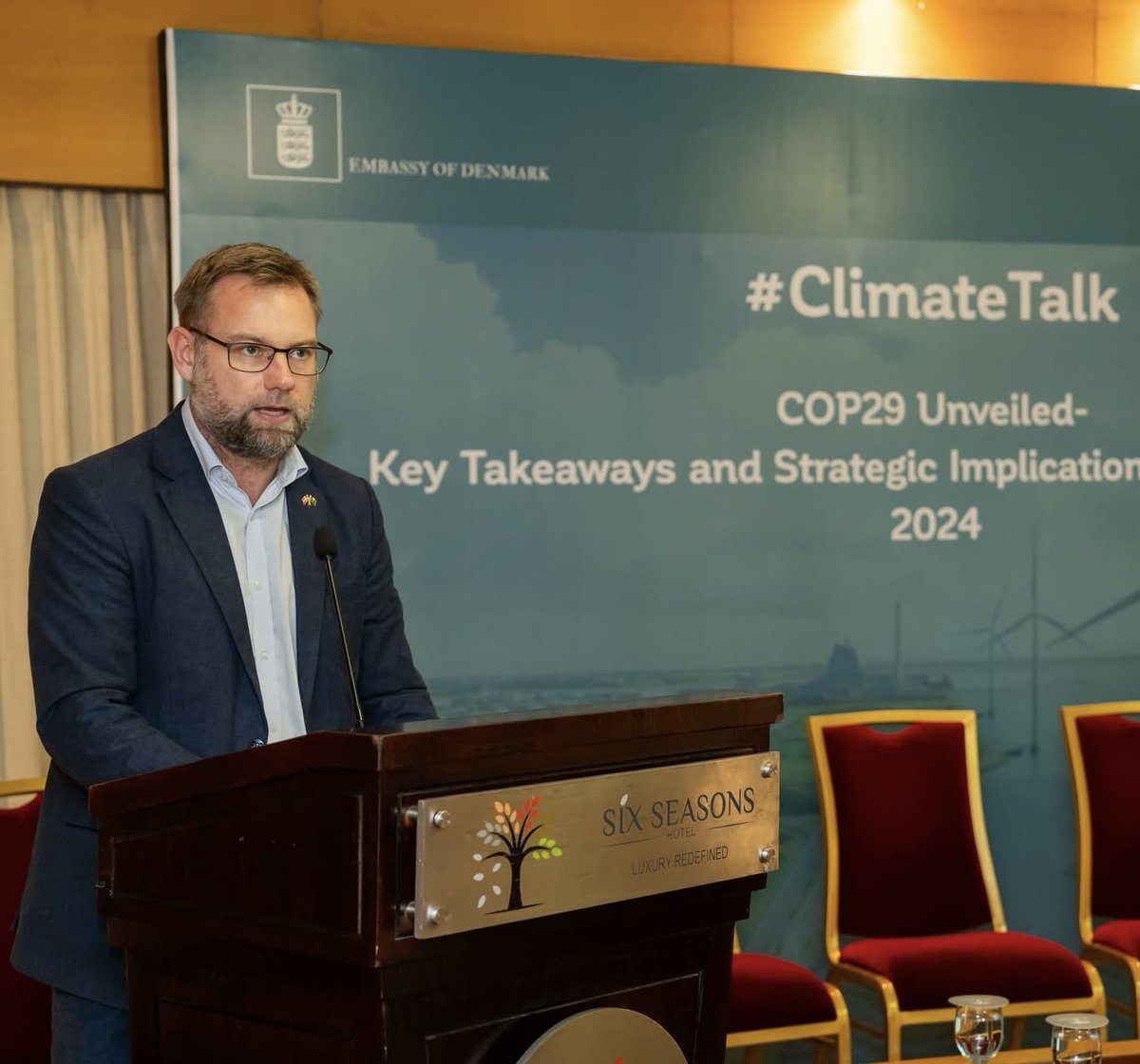 DKAmbBD's tweet photo. 🇩🇰 Embassy in partnership with @BRACworld &amp; @SwedeninBD hosted a dialogue on COP29 outcomes &amp; implications for BD 🇧🇩- first of #ClimateTalk series initiated by the 🇩🇰 embassy! Insightful discussions on carbon markets, youth engagement in climate planning and more. https://t.co/oNfOhQ5pyI