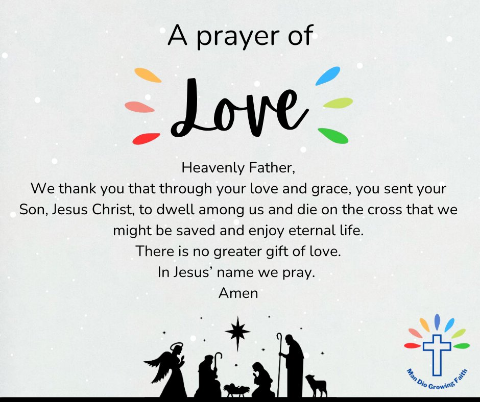 A prayer of Love on week 4 of advent⭐️
#MDGFAdvent