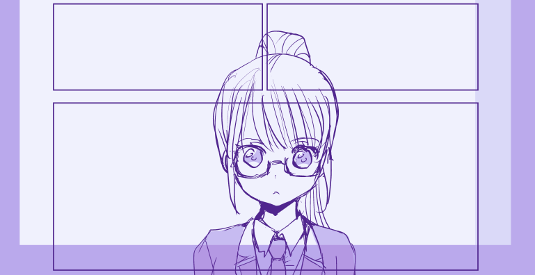 ポニテ正面だと地味なんよね 