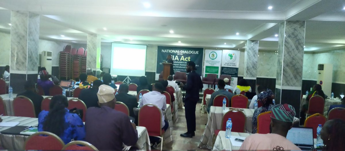 #Food #Climate #Biodiversity #Development (@gifsep4climate) on Twitter photo Ongoing!
National Dialogue on #EIAActNG for environmental preservation, ensuring that no project compromises the health, safety, or livelihoods of Nigerians in the face of climate change.
Thanks to our partners
<a href="/oxfaminnigeria/">Oxfam in Nigeria</a>, <a href="/CJIDAfrica/">Centre for Journalism Innovation and Development</a>
<a href="/aacjinaction/">African Activists for Climate Justice</a>
<a href="/Vote4ClimateNG/">Vote4ClimateNG</a> Ongoing!
National Dialogue on #EIAActNG for environmental preservation, ensuring that no project compromises the health, safety, or livelihoods of Nigerians in the face of climate change.
Thanks to our partners
<a href="/oxfaminnigeria/">Oxfam in Nigeria</a>, <a href="/CJIDAfrica/">Centre for Journalism Innovation and Development</a>
<a href="/aacjinaction/">African Activists for Climate Justice</a>
<a href="/Vote4ClimateNG/">Vote4ClimateNG</a>