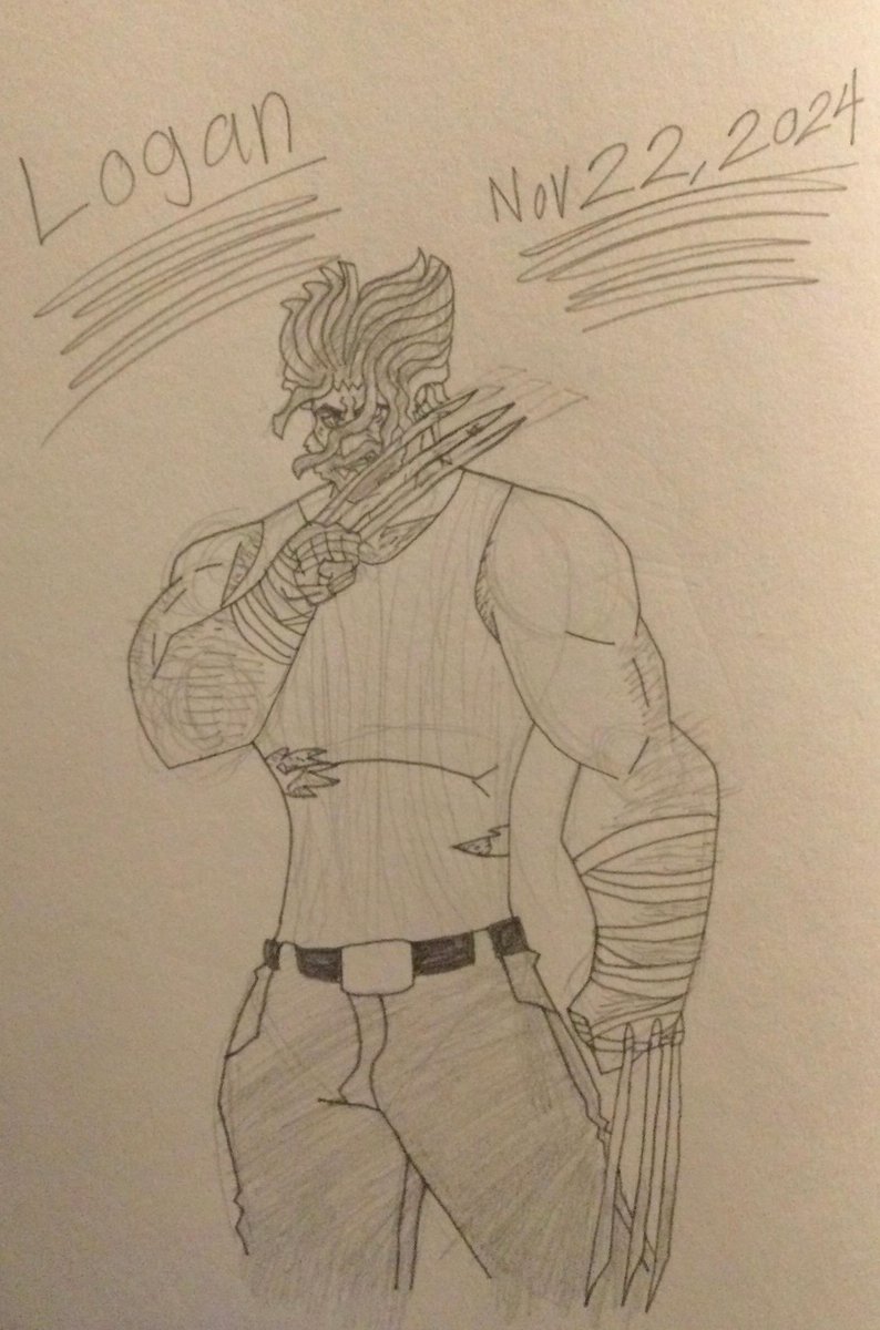 HeroFanart300's tweet photo. Logan Sketch
#Wolverine #Xmen #MarvelComics #MarvelEarth35 #MarvelUniverse #Marvel #Comics #Avengers #Redesign #Design #Sketch #characterdesign #artwork #art https://t.co/hsQ9QwJSsy