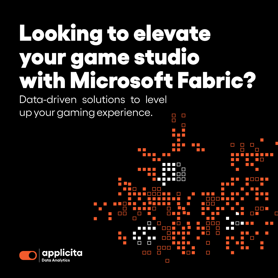 applicita's tweet photo. Success in gaming isn’t just about attracting players - it’s about keeping them engaged. Unlock player retention, loyalty and growth with #MicrosoftFabric real-time analytics and personalised insights  🎮

Learn more here: https://t.co/fkPeff8C0W #DataDrivenGaming https://t.co/Rs5MSTFC6I