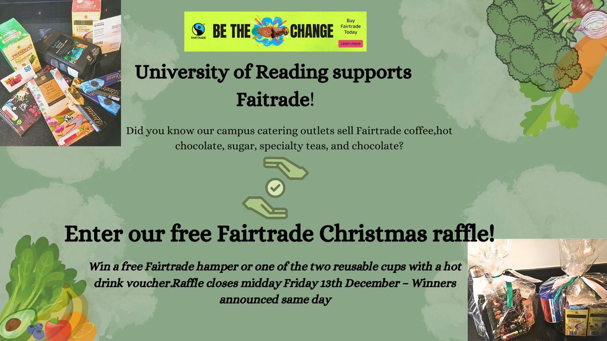 University of Reading supports Fairtrade!
Click here to enter 👇
rdg.ac/4f5mV6G

 #Fairtrade #UniversityOfReading #FairtradeUniversity #SupportLocal #SustainableLiving #EcoFriendly