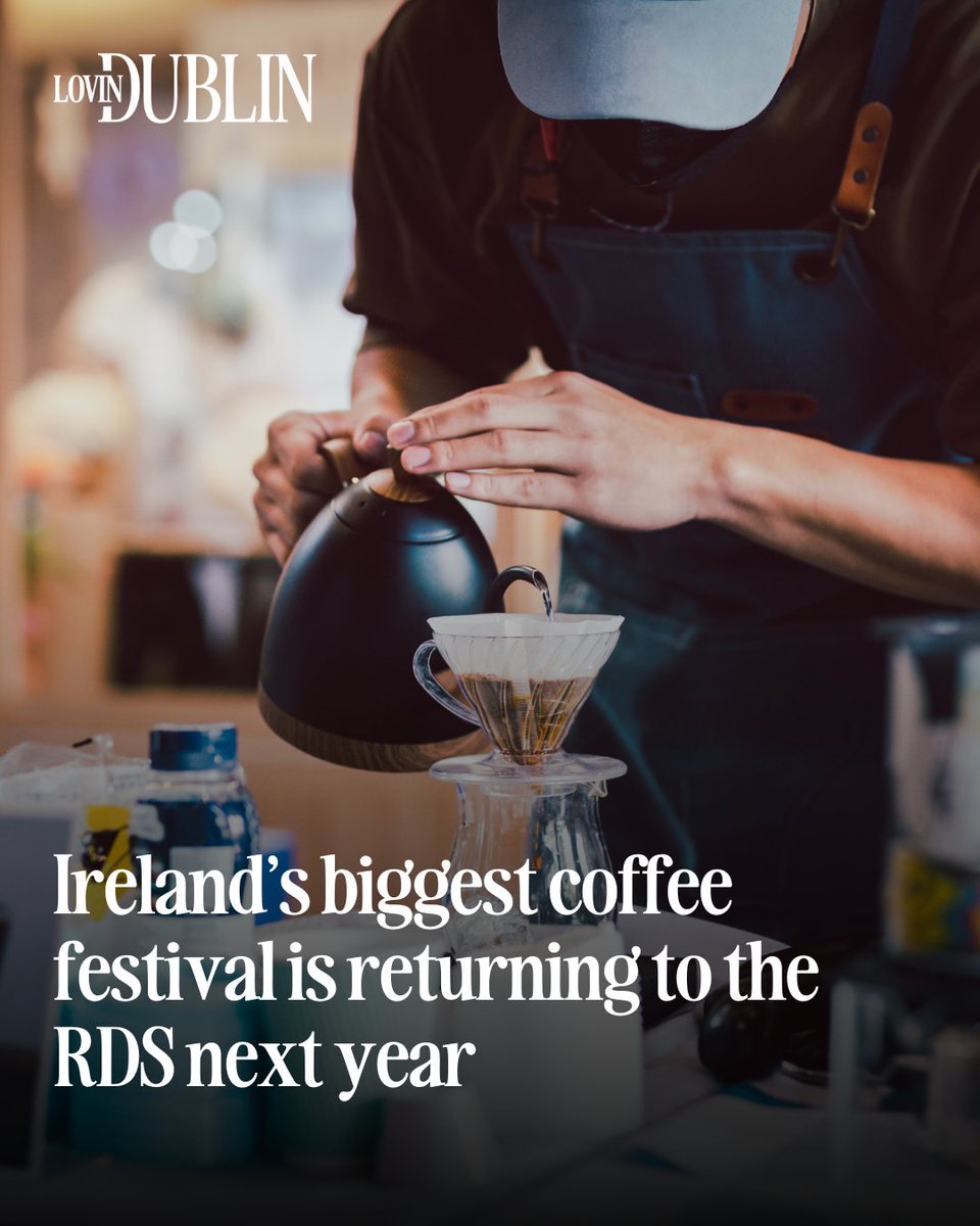 Bottoms up!⁠
⁠
Ireland’s biggest coffee festival returns to the RDS on 12th and 13th April, with pre-sale tickets on sale now. The weekend promises to be filled with competitions, talks, discussions, and incredible coffee