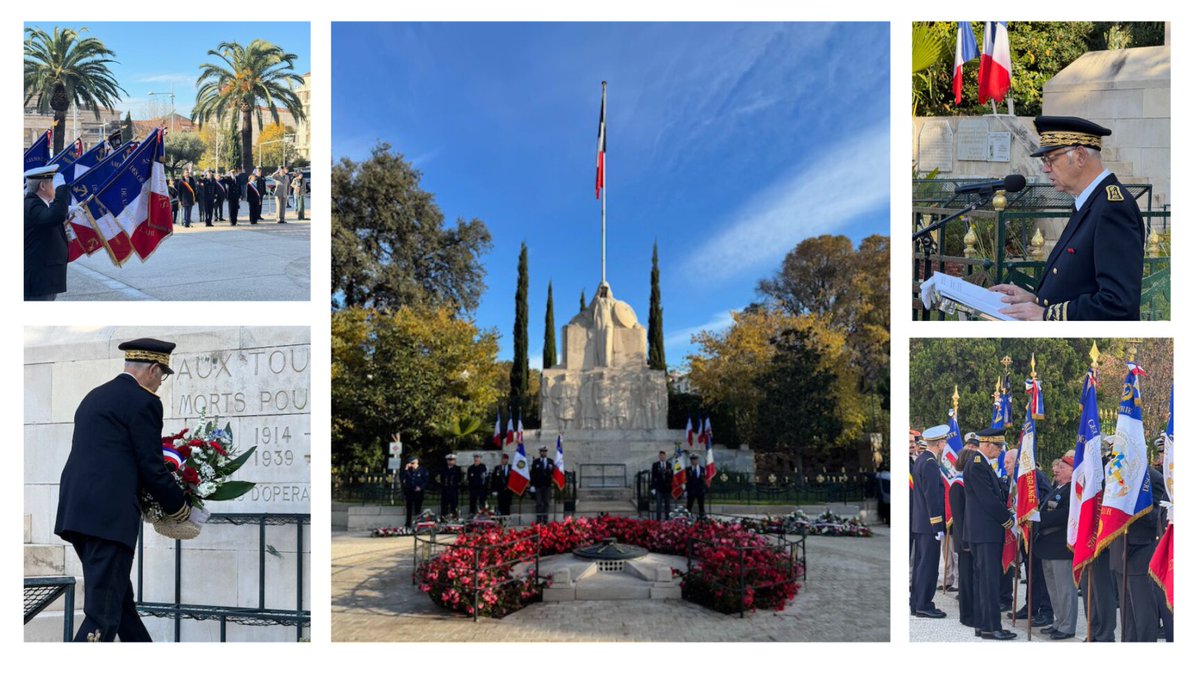 #Mémoire | 🇨🇵 Le préfet  du #Var a présidé  la #cérémonie commémorative de la Journée nationale d’hommage aux Morts pour la France pendant la guerre d’Algérie et les combats du Maroc et de la Tunisie, en présence des autorités civiles et militaires à <a href="/VilleDeToulon/">Ville de Toulon</a>