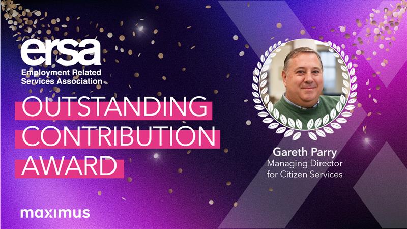 Congratulations to our Managing Director for Citizens Services, Gareth Parry, who has won the <a href="/ersa_news/">ERSA</a> Outstanding Contribution Award!

The award recognises his dedication to the sector, where he's helped to support hundreds of thousands of people into work. #ERSAAwards