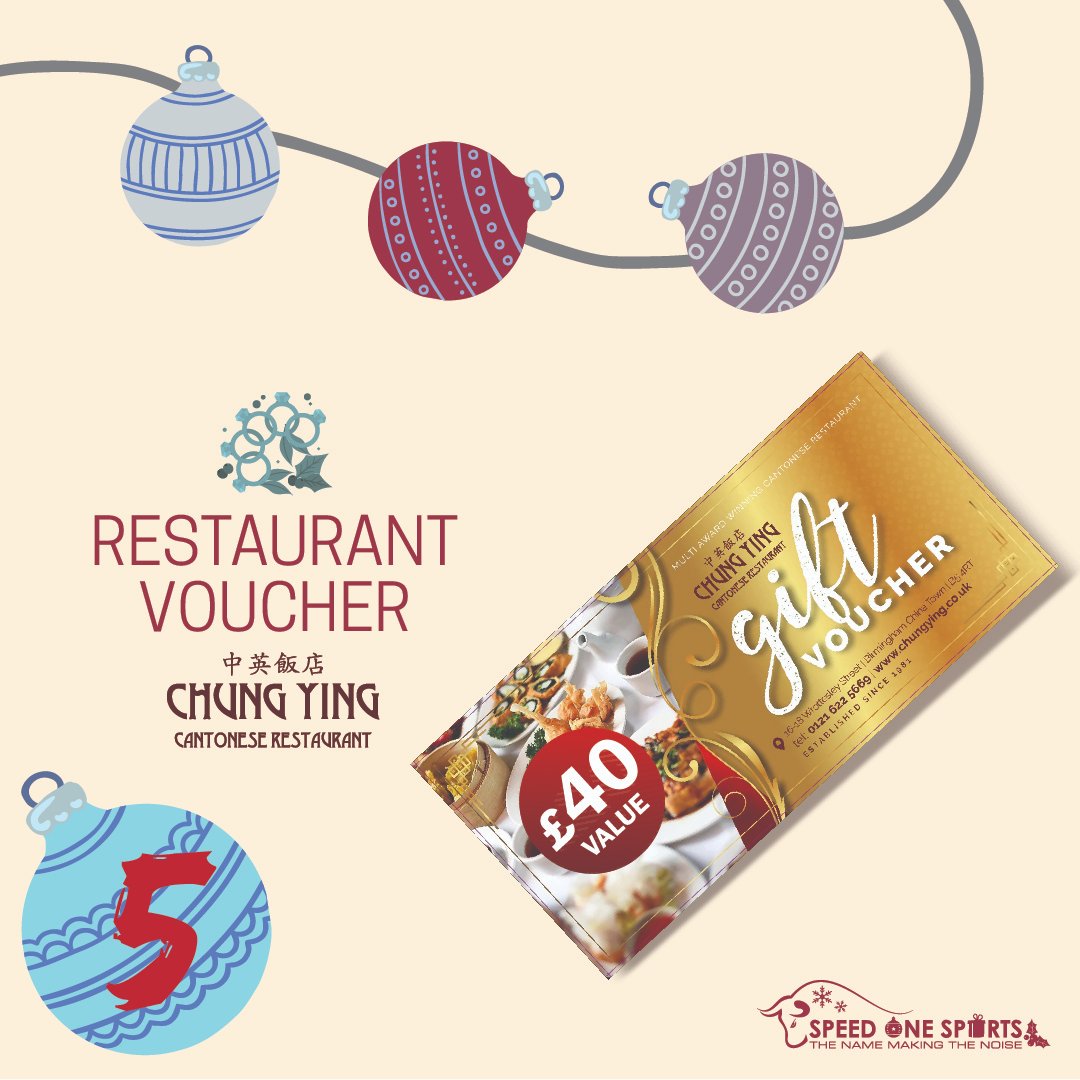 Enjoy sumptuous Cantonese dining courtesy of our  friends over at Chung Ying restaurant
To enter simply like this post and comment "5 Golden Yings"
The winner will be picked by Spin of the Wheel &amp; notified by SOS, closing date 12th DEC. 🎄🍜 #ChungYing #5thdayofxmas

Good Luck!