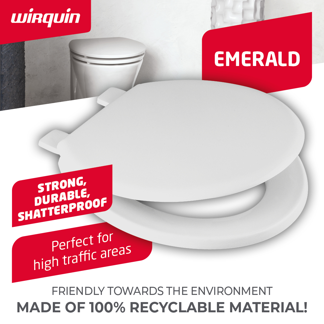 The plumber’s favourite since 1984!

✔Thermoplastic
✔Shatterproof and 100% recyclable
✔Various hinge options available
✔Set British standard 1254 type 2

Not just any toilet seat!

#plumbing #innovation #wirquin #smartforgood