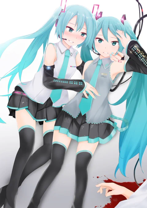 初音ミクさん 新型×旧型 