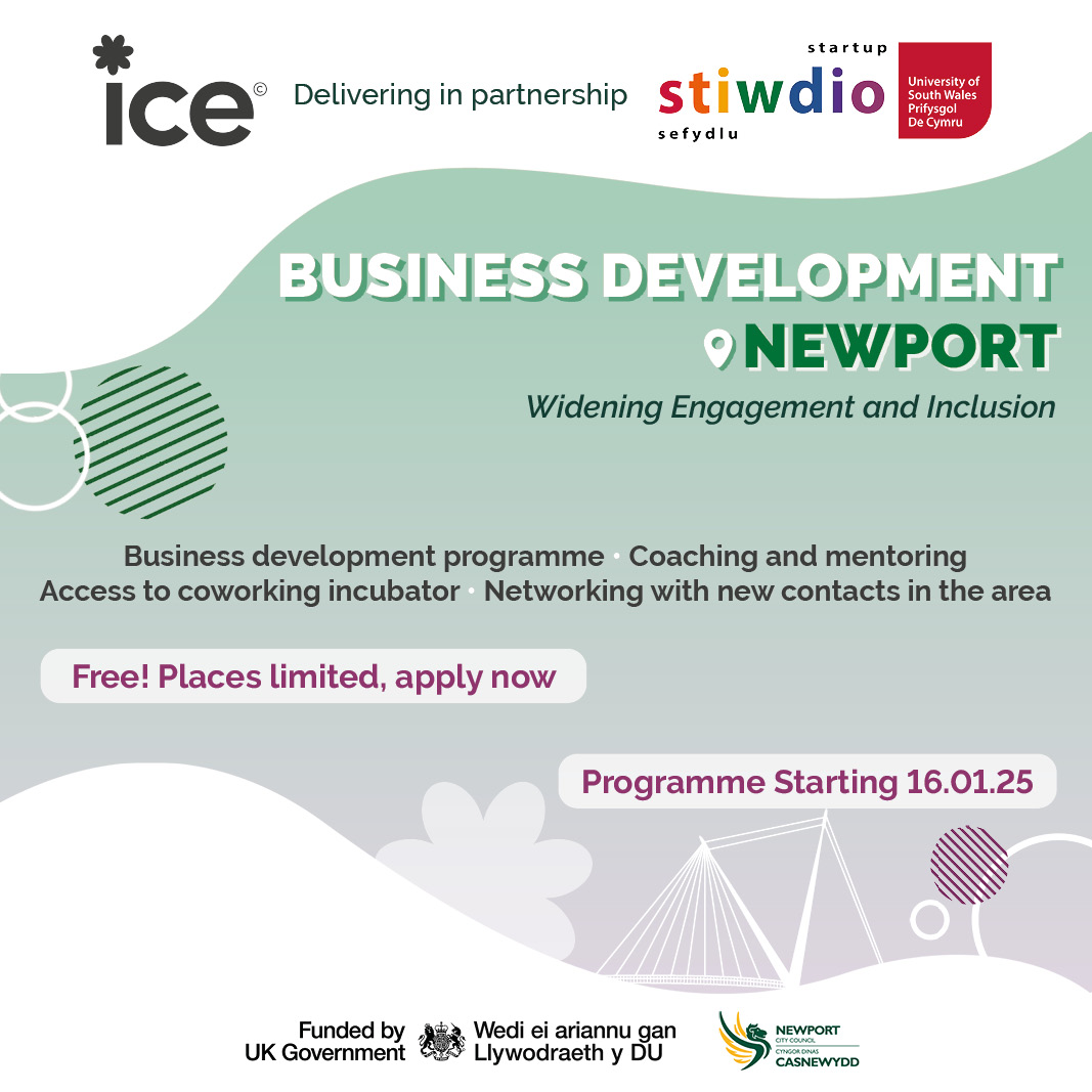 Widening Engagement and Inclusion Newport Business Development programme is now live for applications! 

You do not need to be a graduate of USW to join. 
Eligibility criteria listed in the application form. 

Apply now loom.ly/Uu0GCOw