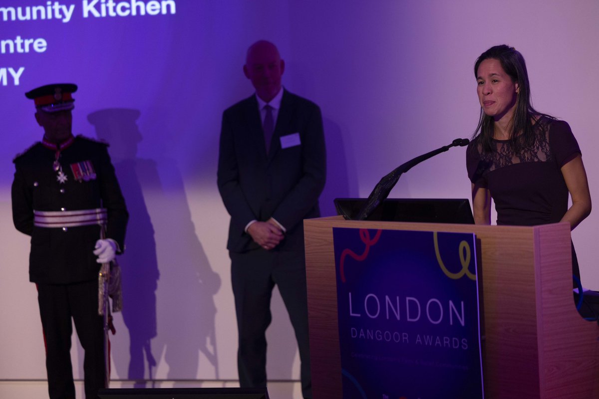 salmonyouth's tweet photo. The Salmon team wins Inspiring Youth Category at the London Dangoor Awards 2024. This significant achievement was marked by Sir Kenneth Olisa OBE, His Majesty's Lord-Lieutenant of Greater London, presenting the award for Salmon's outstanding contributions to the community. https://t.co/NJhNCscH7E