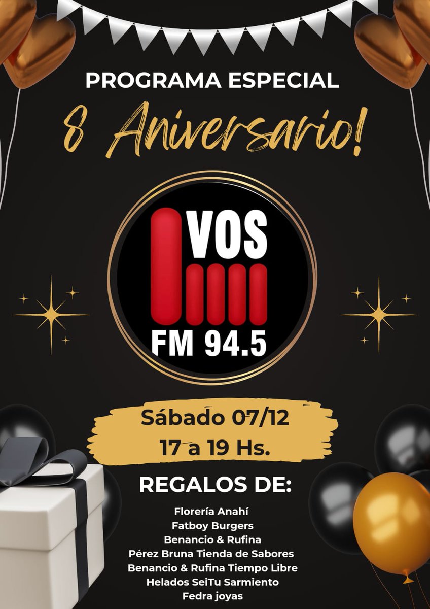 Fm Vos 94.5, San Rafael, Mendoza tweet media