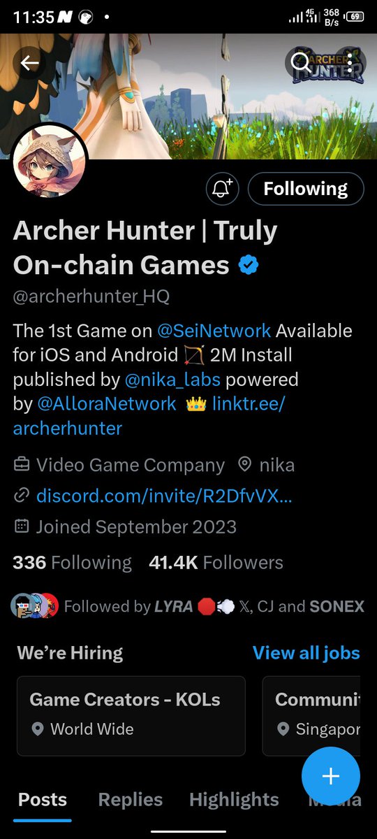 Lynxofweb3's tweet photo. @sonexmadeit @archerhunter_HQ @SeiNetwork @Sonexmadeit🤍🙏 https://t.co/wvN5xBmHYZ