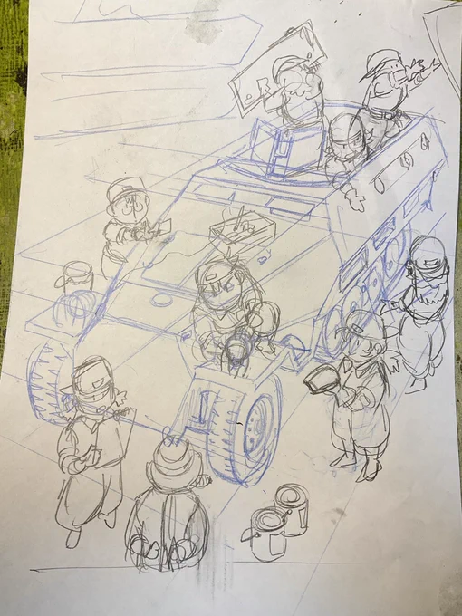 描き直した。何をしてるとこなのか分かる人いたらエライ!左上に251/22入れる余裕がないな。 