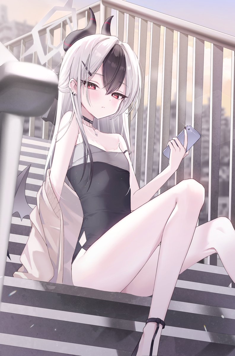 mmmmlu_'s tweet photo. カヨコ🖤

#ブルアカ #鬼方���ヨコ #カヨコ #illustration https://t.co/pRdk3XMcuN